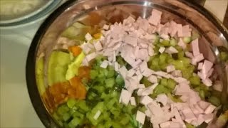Селёдка с картошечкой на ужин  Приготовление столичного салата