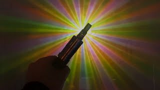 Epic Lasershow, Vaping in Star Trek Uniform and Lightsabers - The Future is NOW!