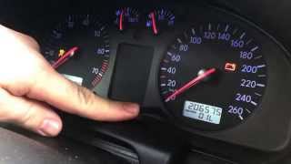 VW Oil service reset