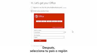 Empieza tu suscripción de Office 365