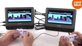 Salora DVP9048TWIN+GC portable DVD-speler videoreview en unboxing NL BE)