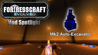 FortressCraft Evolved Mod Spotlight - Mk2 Auto-Excavator