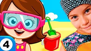 ПИКНИК НА ПЛЯЖЕ смешное ВИДЕО ДЛЯ ДЕТЕЙ Новый игровой мультик детская игра