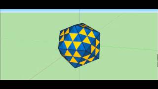 Octahedrons and tetrahedrons_Embedded icosahedron