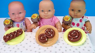 ЧУПА ЧУПС СЮРПРИЗЫ ДЛЯ СЕСТРИЧЕК Как Мама Пекла Булочки Лепила из Плей До 108мама тв