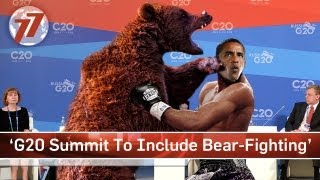 Russian G20 Summit To Include Arm-Wrestling, Bear-Fighting