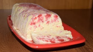 СЕМИФРЕДО с клубникой и безе/Легкий кремовый десерт/Strawberry and meringue SEMI FREDDO