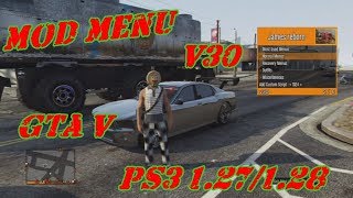 MOD MENU James v30 GTA V PS3 1.27/1.28 DEX/CEX BLES/BLUS +DOWNLOAD