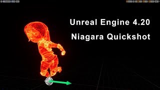 【UE4】Make Skeletal Mesh Morph Effect in Niagara(With Animation Sequence) ​