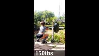 Front Squats: 5x3reps
