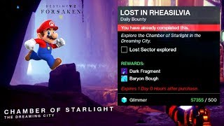 CHAMBER OF STARLIGHT - Destiny 2 Forsaken - LOST IN RHEASILVIA