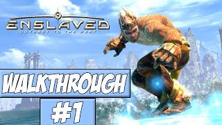 Enslaved: Odyssey To The West - Walkthrough Ep.1 w/Angel - We Are A Prisoner!