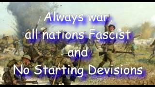 Always War, All nations Fascist, No armies. Timelapse, Hearts of Iron 4.