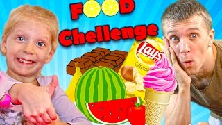 ЧЕЛЛЕНДЖИ С ЕДОЙ все серии подряд БОЛЬШОЙ СБОРНИК от канала Family Box Funny Challenge food