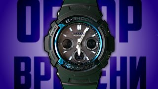 CASIO G-SHOCK AWG-M100A-1A | Обзор и настройка (на русском) | Купить со скидкой