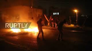 State of Palestine: Clashes erupt between Palestinian villagers and Israeli forces in Burqa