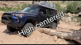 ••Hung up below the diversion dam••