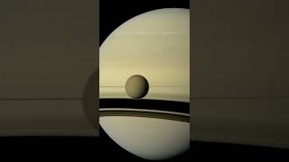 PASO DE TITÁN FRENTE A SATURNO #shorts