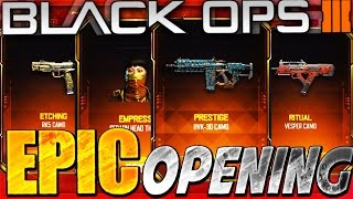 I GOT ALL THE NEW "EPIC GUN CAMOS" In Black Ops 3 - BO3 NEW "EPIC CAMOS" & "EPIC GEARSET" OPENING