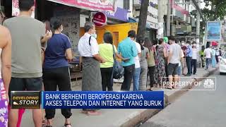 Darurat Militer Myanmar, Warga Yangon Serbu ATM