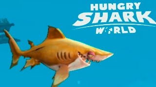 Игра про Акулу HUNGRY SHARK WORLD первый взгляд игры