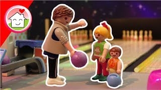 Playmobil Film deutsch - Bowling mit Familie Hauser - Geschichte für Kinder