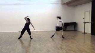 DM ballet Mantova - coreografia Daniela Borghini - lezione 22/1/2014