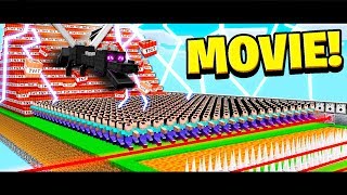 500 FANS vs EVERYTHING IN MINECRAFT! (MOVIE)