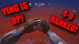 4-0 Ranked Ying Gameplay - Full Game -Rainbow Six Siege