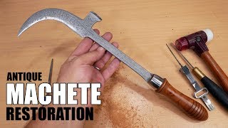 Antique Rusty Machete Restoration
