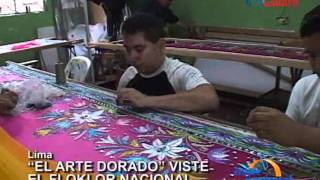 El Arte Dorado Belleza de bordados sobre polleras
