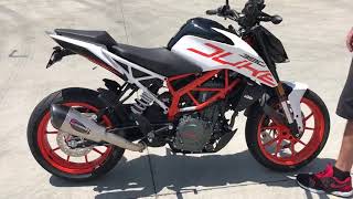 Test pô Yoshimura Alpha T Slip-on trên KTM 390 Duke 2018