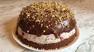 Торт "Шоколадный Купол" / Шоколадный Торт / Cake "Chocolate Dome" / Пошаговый Рецепт (Очень Вкусно)
