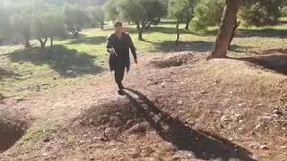 Irandan gelen misafirlerimle arazide alan tarama dersi..