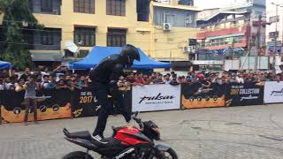 Guwahati pulsar fest 2017 stunts by ghost ryderz