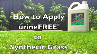 urineFREE: How to Apply urineFREE on Synthetic Grass