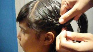 como hacer como hacer trenza por un lado/braid on one side