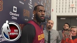 LeBron James reacts to Cavaliers' ongoing struggles | ESPN