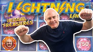⚡DOUBLE BENGAL BONUS ⚡Lightning Link Jackpot + MEGA WIN on Golden Goddess ?