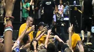 Oli Sykes Falls Off Stage.
