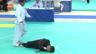Pesilat Malaysia Faizul cedera disepak Pesilat Filipina