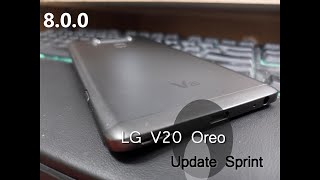 LG V20 Oreo update Sprint
