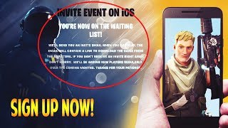 HOW TO PLAY FORTNITE BATTLE ROYALE ON IOS & ANDROID EARLY!