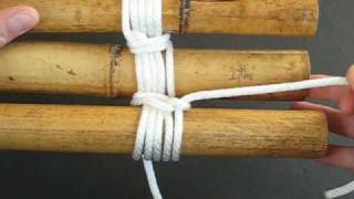 How to Lash a Bamboo Tripod by TIAT