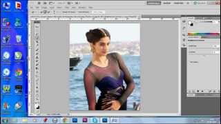 How to see through dress by the trick of Photoshop