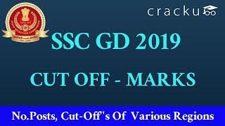 SSC GD Expected Cutoff 2019 State Wise