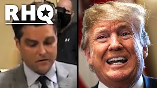 Matt Gaetz EMBARRASSES Trump