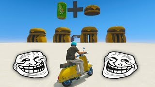 CARRERA TROLL CON COMIDA! - CARRERA GTA V ONLINE - GTA 5 ONLINE