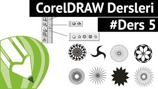 Corel Draw ile Grafik Tasarım - İleri Geometrik Şekillerin Çizimi #Ders_5