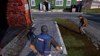 ArmA 3 Desolation Redux  - Zombies Break Doors Test